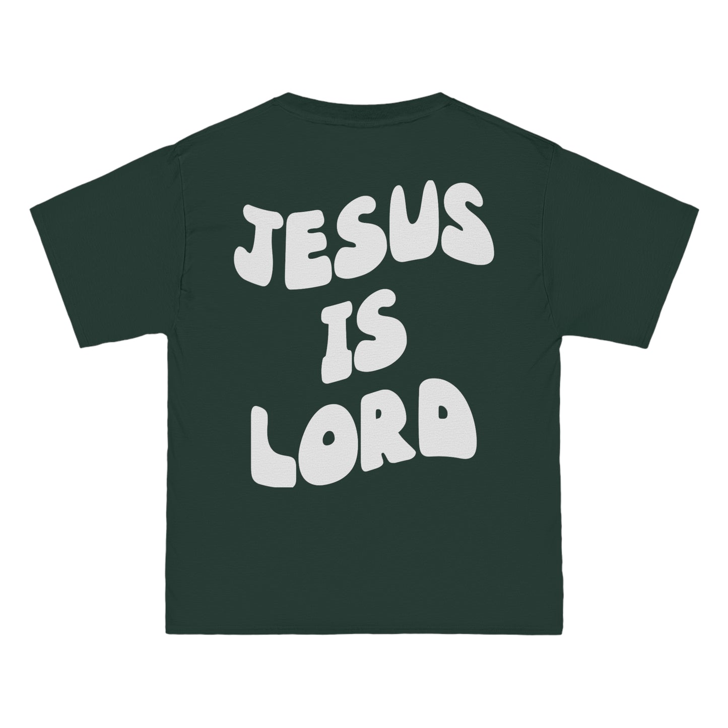 Jesus is Lord - Deep Forest Green Oversized Tee