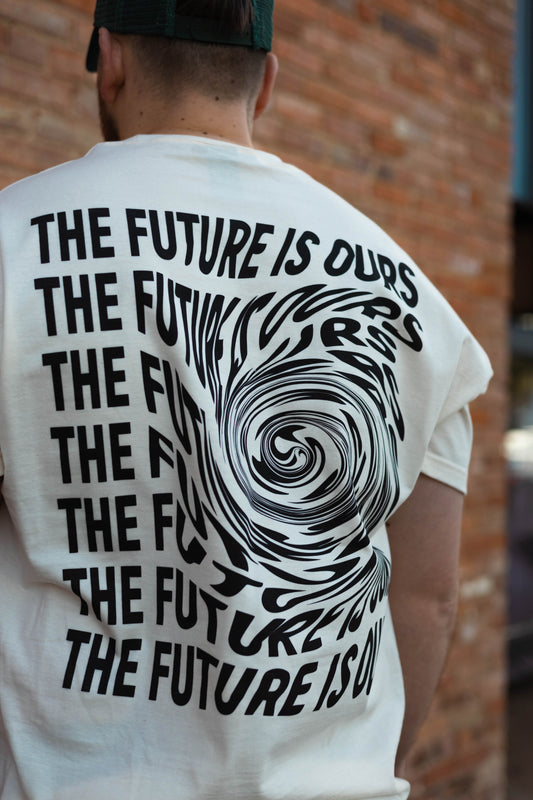The Future is Ours - Natural Oversized Tee